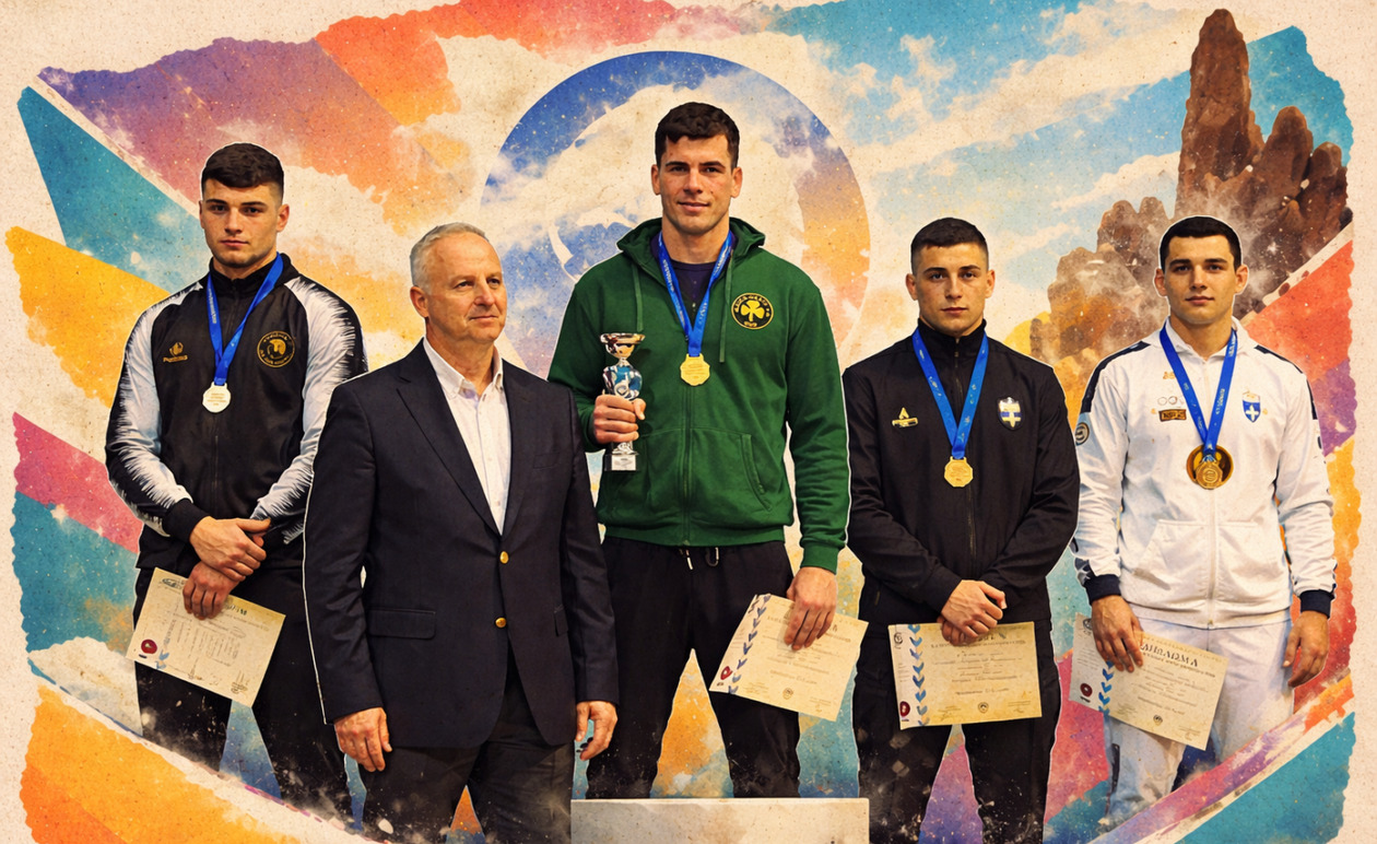 Παναθηναϊκός: Πρωταθλητής Ελλάδας ο Γιώργος Πρεβολαράκης στην πάλη – Στο νοσοκομείο ο Πατούχας