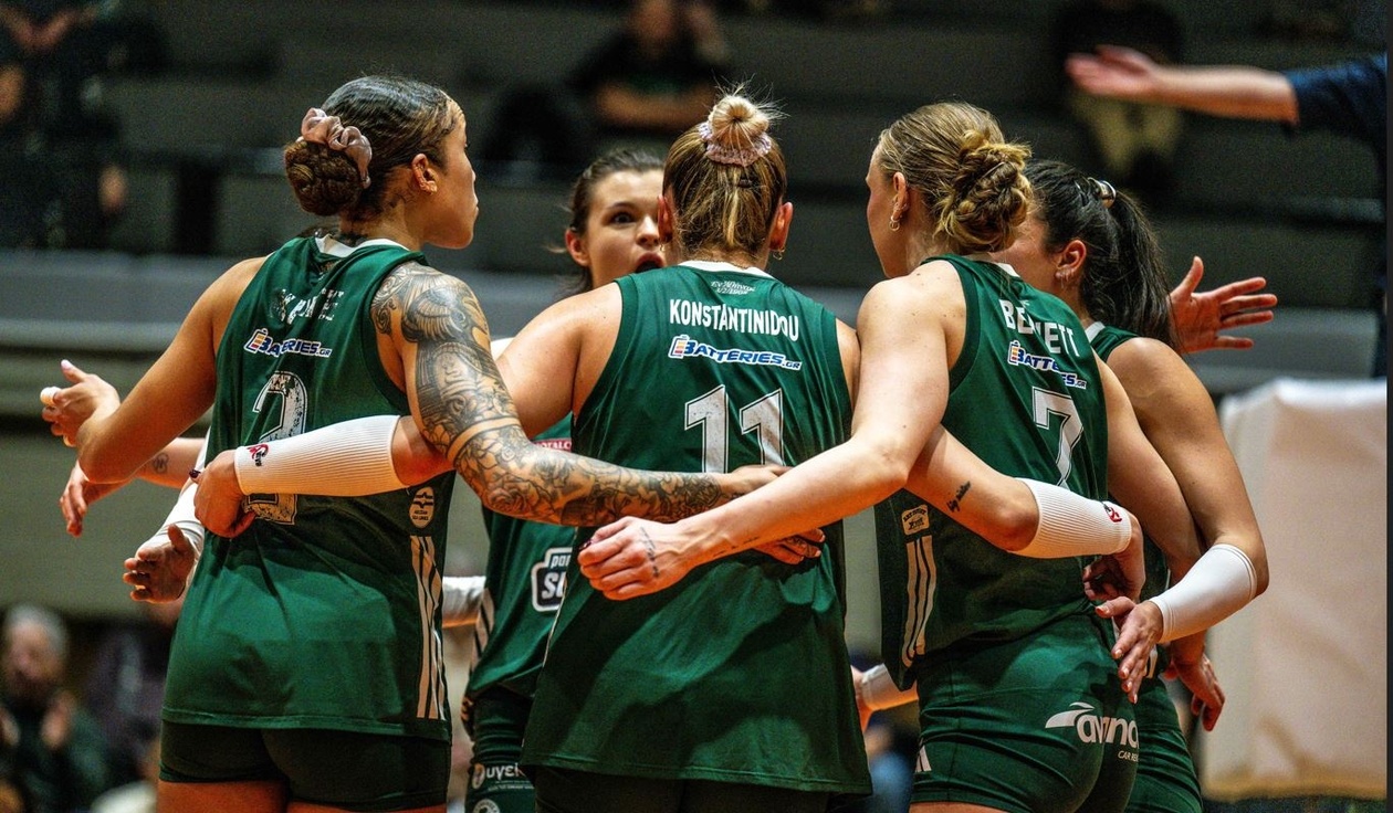 Παναθηναϊκός: Τα «φίνα κορίτσια» λύγισαν τον ΑΟ Θήρας και παρέμειναν στην κορυφή της Volley League