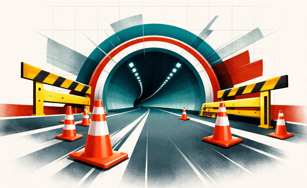 Αττική Οδός: Παράταση στον ολικό αποκλεισμό εισόδων από Μάνδρα έως Αιγάλεω έως τη Δευτέρα