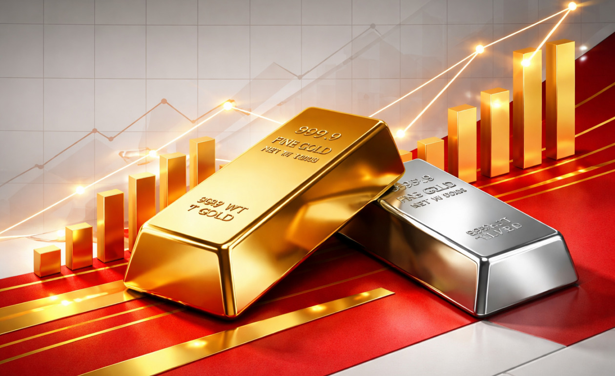 Χρυσός: Ισχυρά κέρδη και άλμα στο ασήμι λόγω των νέων δασμών Τραμπ