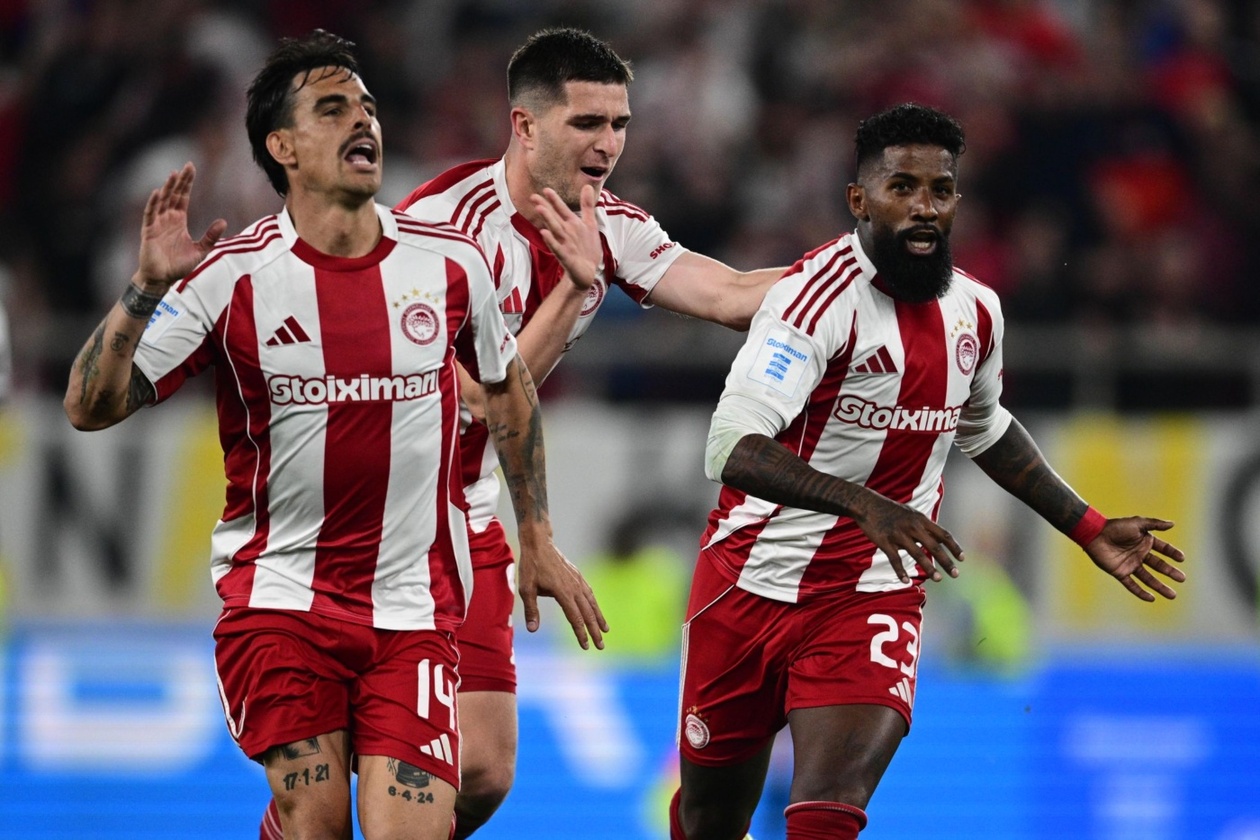 Ολυμπιακός – ΠΑΟΚ 1-1: Ανώτεροι οι «ερυθρόλευκοι» αλλά έμειναν στην ισοπαλία στο Φάληρο