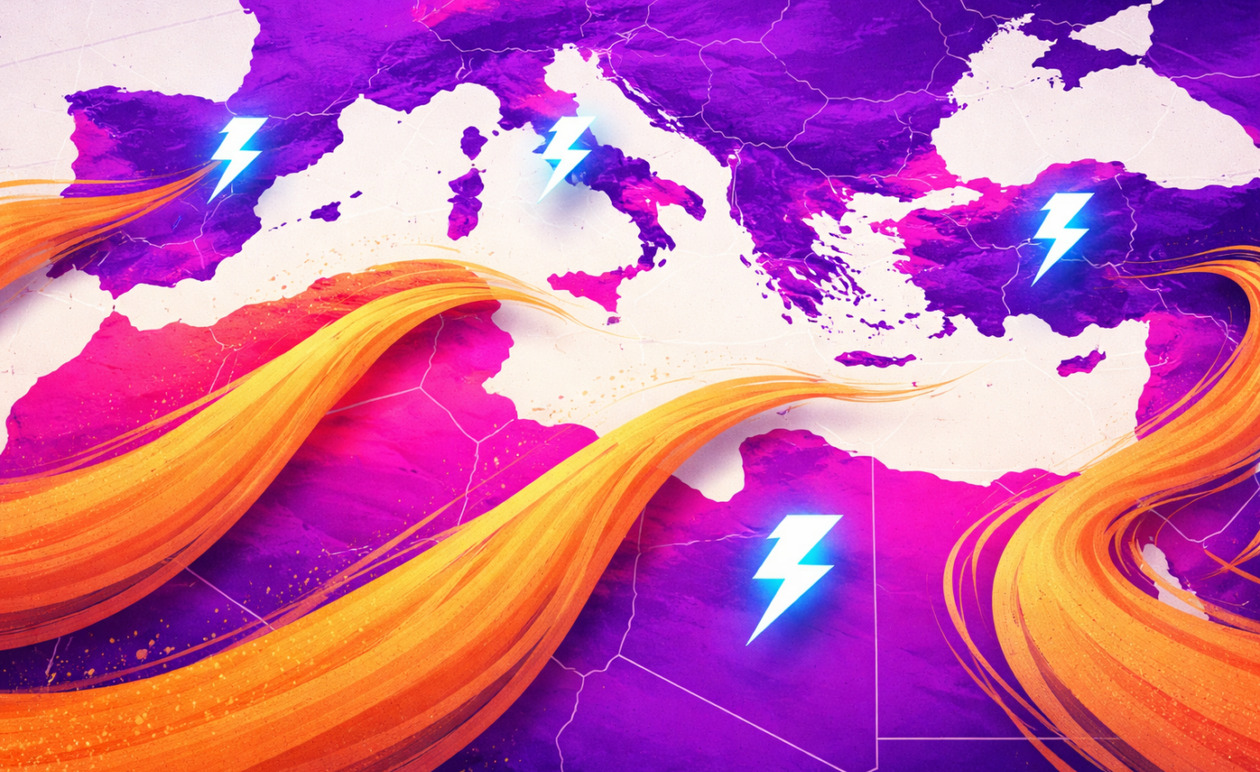 Καιρός: Δύο ατμοσφαιρικές διαταραχές φέρνουν καταιγίδες και αφρικανική σκόνη