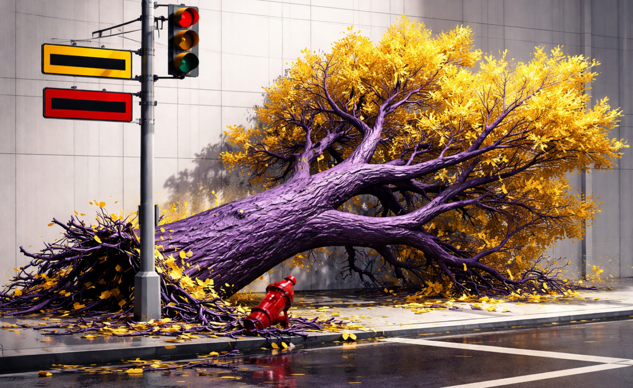 Θεσσαλονίκη: Πάνω από 180 κλήσεις στην Πυροσβεστική για πτώσεις δέντρων λόγω των θυελλωδών ανέμων