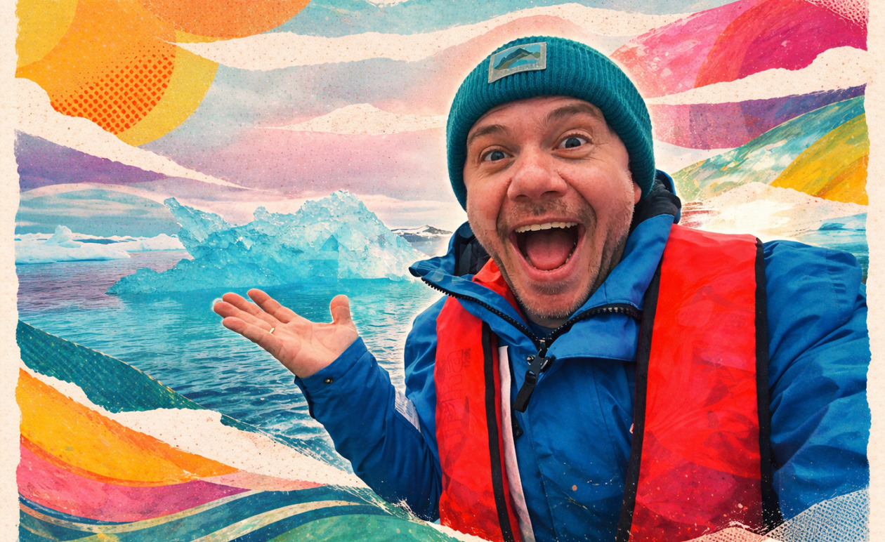 Happy Traveller: Στην Ανταρκτική ο Ευτύχης Μπλέτσας – Η πρώτη ελληνική εκπομπή στην άκρη του κόσμου