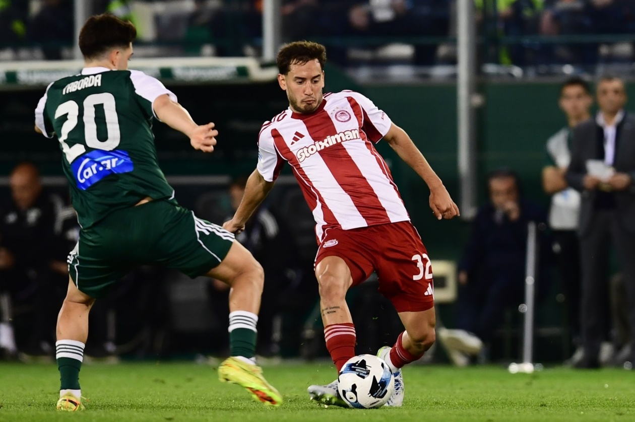 Παναθηναϊκός – Ολυμπιακός 0-2: «Ερυθρόλευκη» κυριαρχία στη Λεωφόρο και άλμα για τον τίτλο