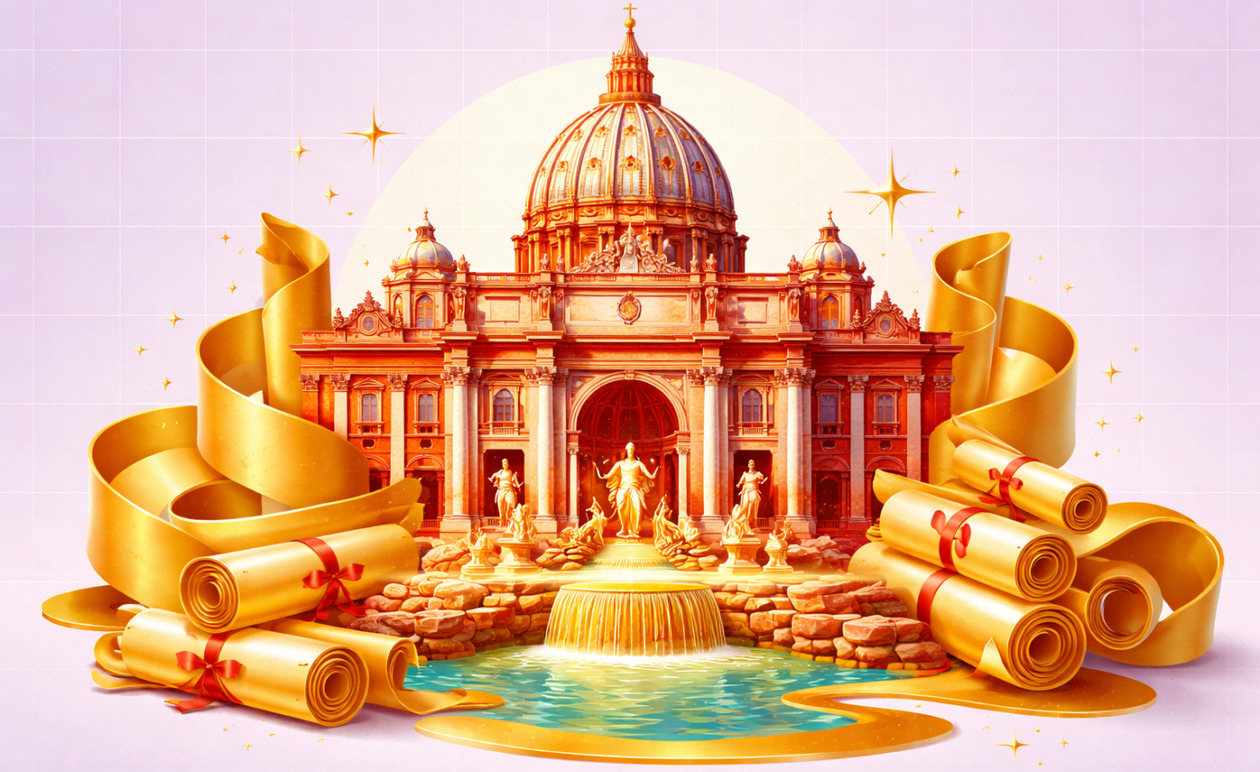 Ρώμη: Ιστορικό ρεκόρ 33,5 εκατομμυρίων προσκυνητών για το Ιερό Έτος 2025