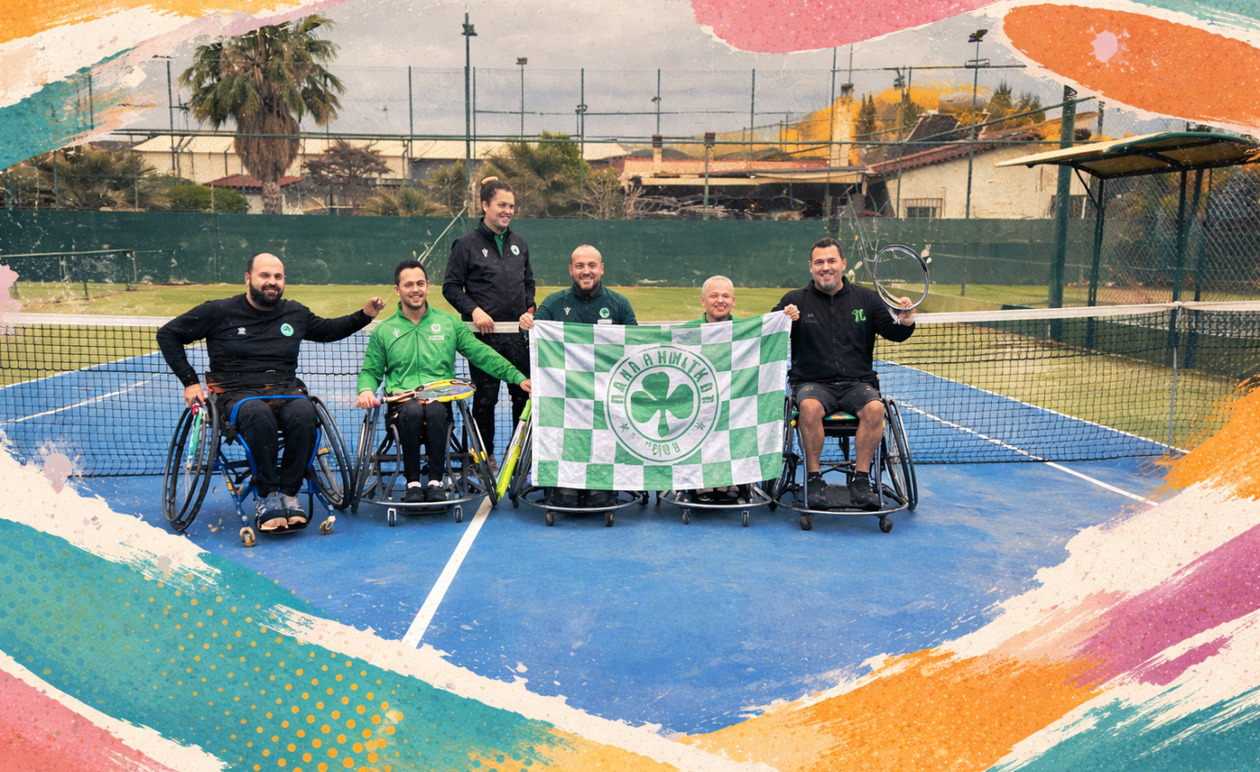 Παναθηναϊκός: Δύο προκρίσεις στα προημιτελικά του τένις με αμαξίδιο στο Ηράκλειο