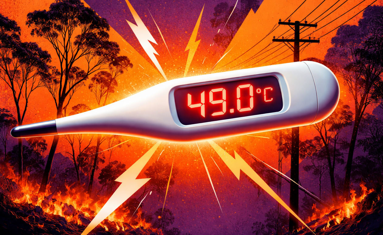 Αυστραλία: Ιστορικός καύσωνας 49 βαθμών στη Βικτώρια – Εκτός ελέγχου πύρινα μέτωπα