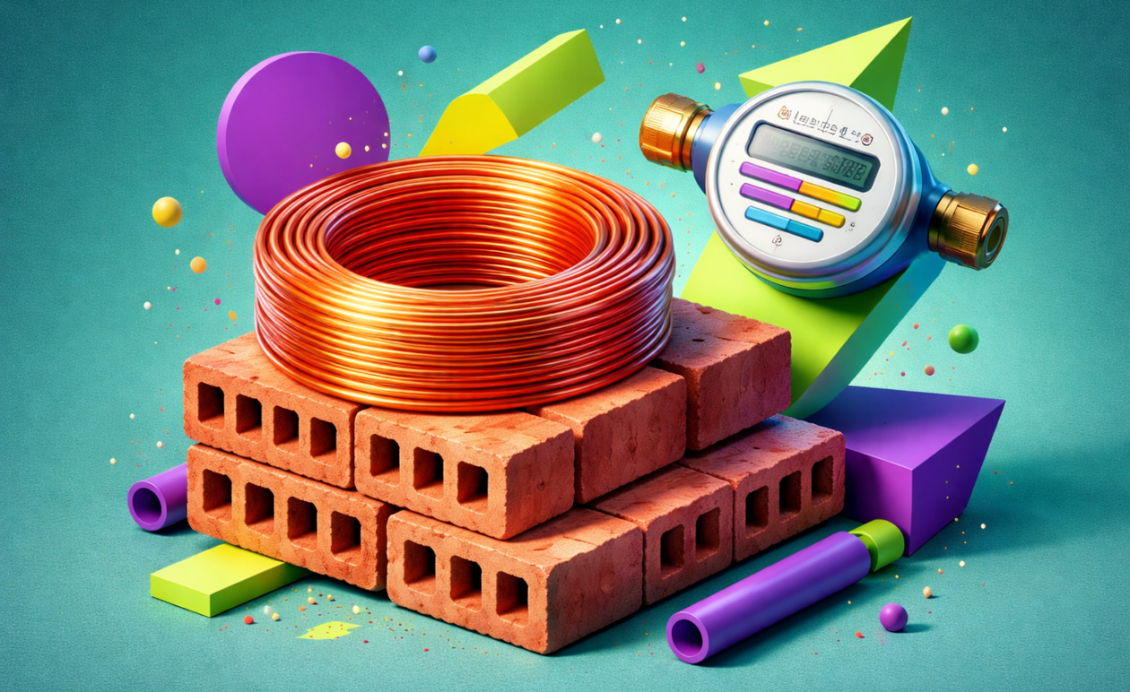 Οικοδομικά υλικά: Αυξήσεις 2,3% τον Ιανουάριο με «άλμα» 9,3% στο νερό