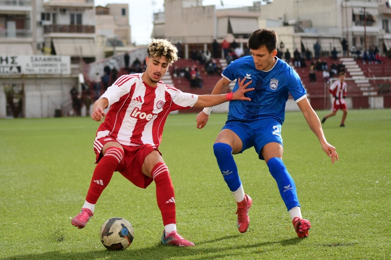 Ολυμπιακός: Εντυπωσιακή πρεμιέρα στο 2026 με νίκη 3-1 επί της Κηφισιάς για την Κ17