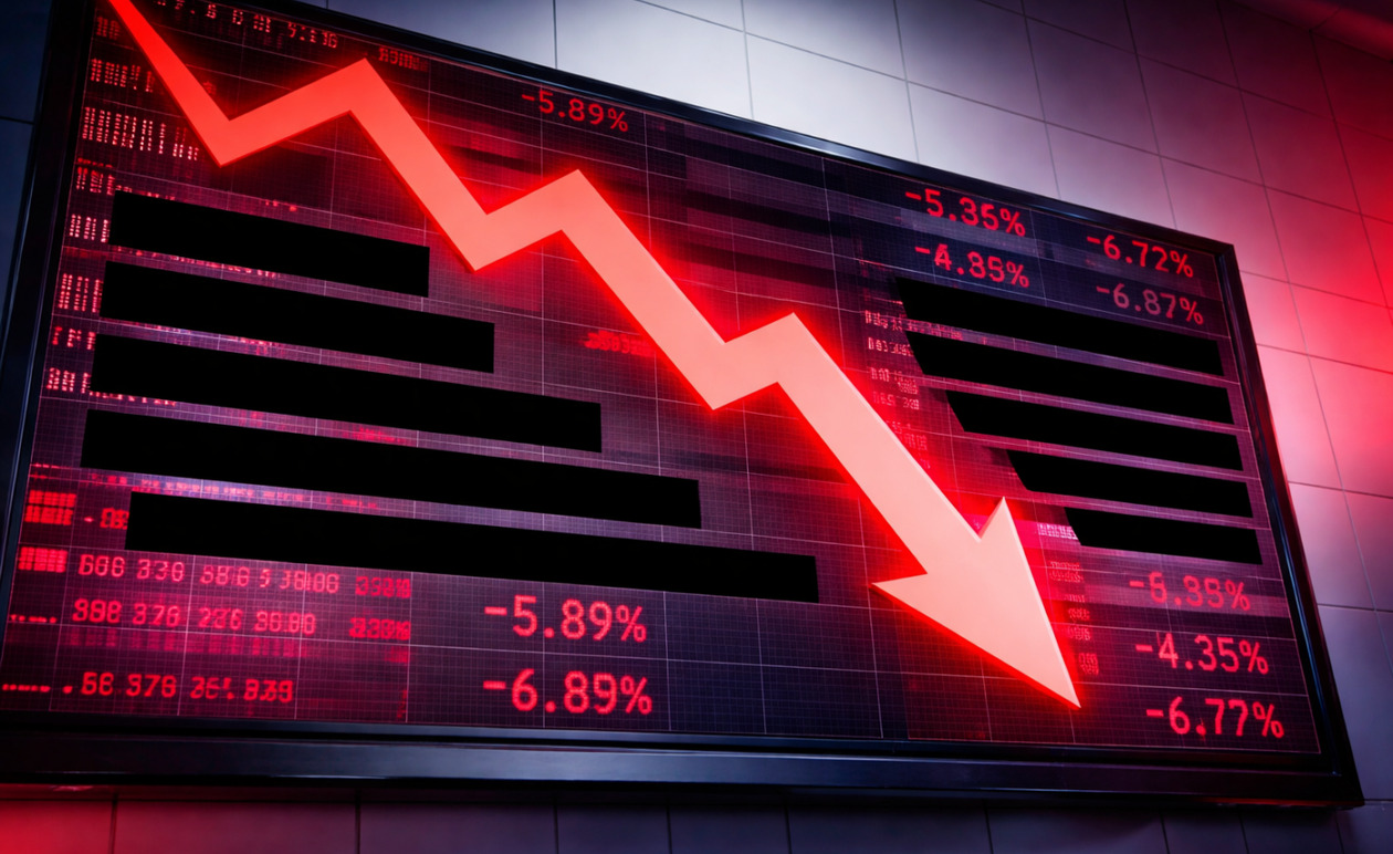 Χρηματιστήριο Αθηνών: Βουτιά 5% με σφυροκόπημα στις τράπεζες λόγω Μέσης Ανατολής