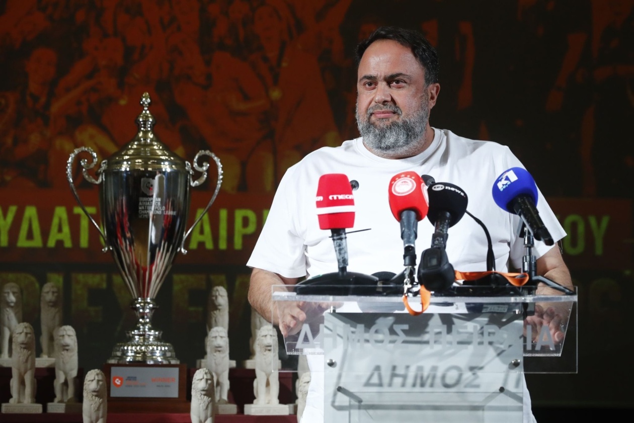 Βαγγέλης Μαρινάκης: «Ο Ολυμπιακός γράφει ιστορία στην Ευρώπη – Σύντομα το νέο μας σπίτι»