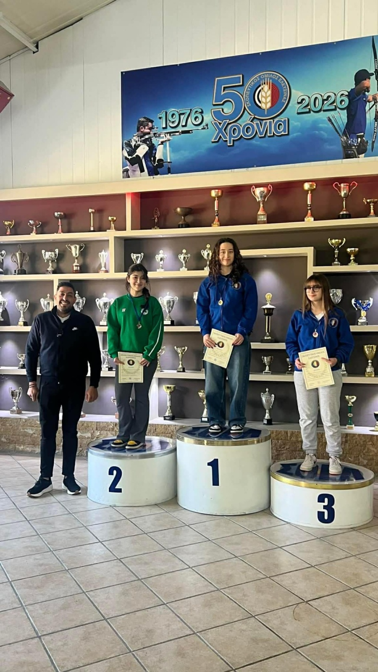 Παναθηναϊκός: Σάρωσαν τα μετάλλια οι σκοπευτές στην Ελευσίνα