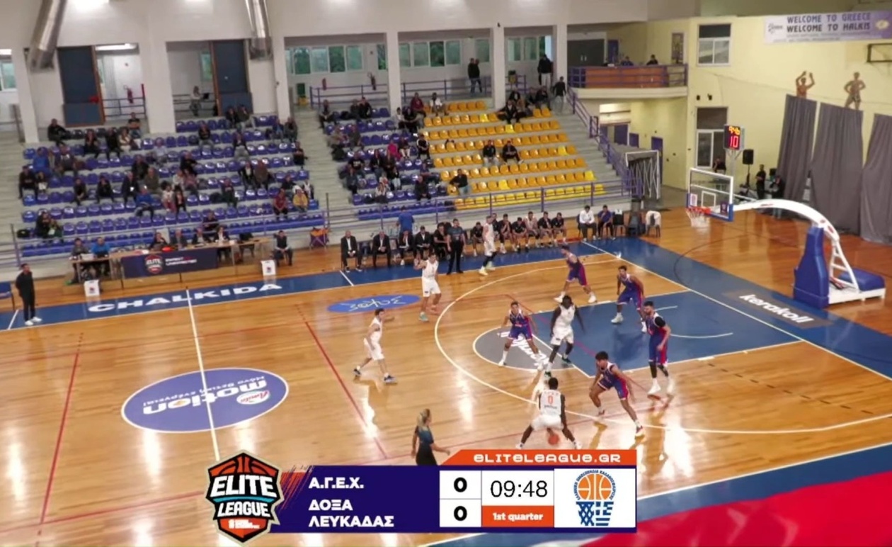 Η Δόξα Λευκάδας επικράτησε οριακά της ΑΓΕΧ σε αγώνα της Elite League