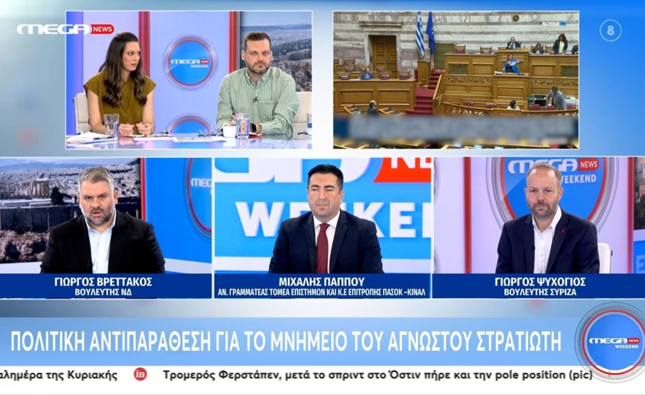 Η Πολιτική Συζήτηση στο Mega News Weekend με Εκπροσώπους Κομμάτων
