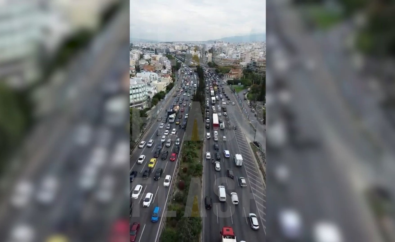 Η κυκλοφορία στον Κηφισό το πρωί της Πέμπτης 16 Οκτωβρίου
