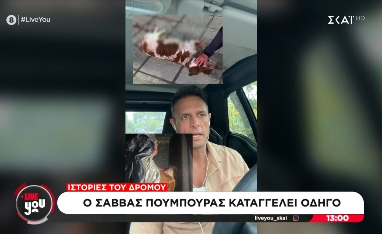Ο Σάββας Πούμπουρας αυτόπτης μάρτυρας σε εγκατάλειψη ζώου: Έκκληση για ευαισθητοποίηση