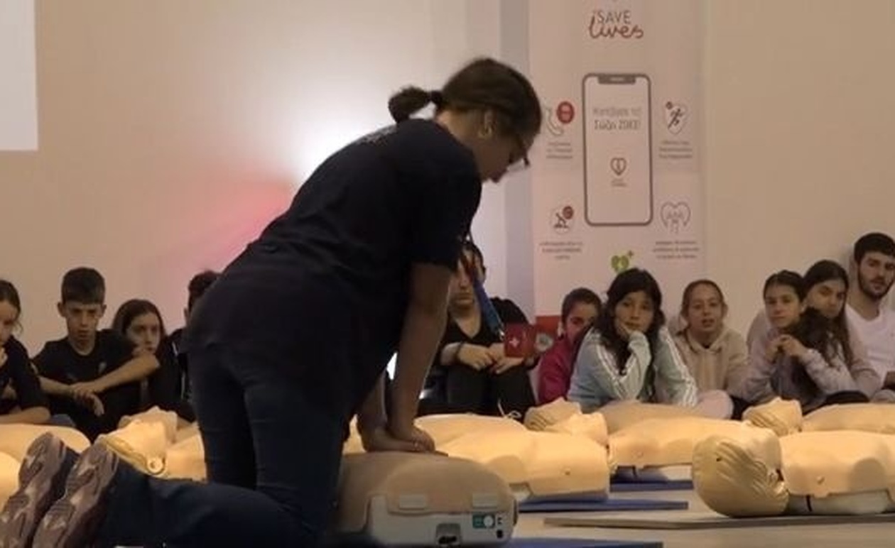 Ο μαθητικός συναγερμός ζωής στη Θεσσαλονίκη με πανελλήνιο ρεκόρ ΚΑΡΠΑ