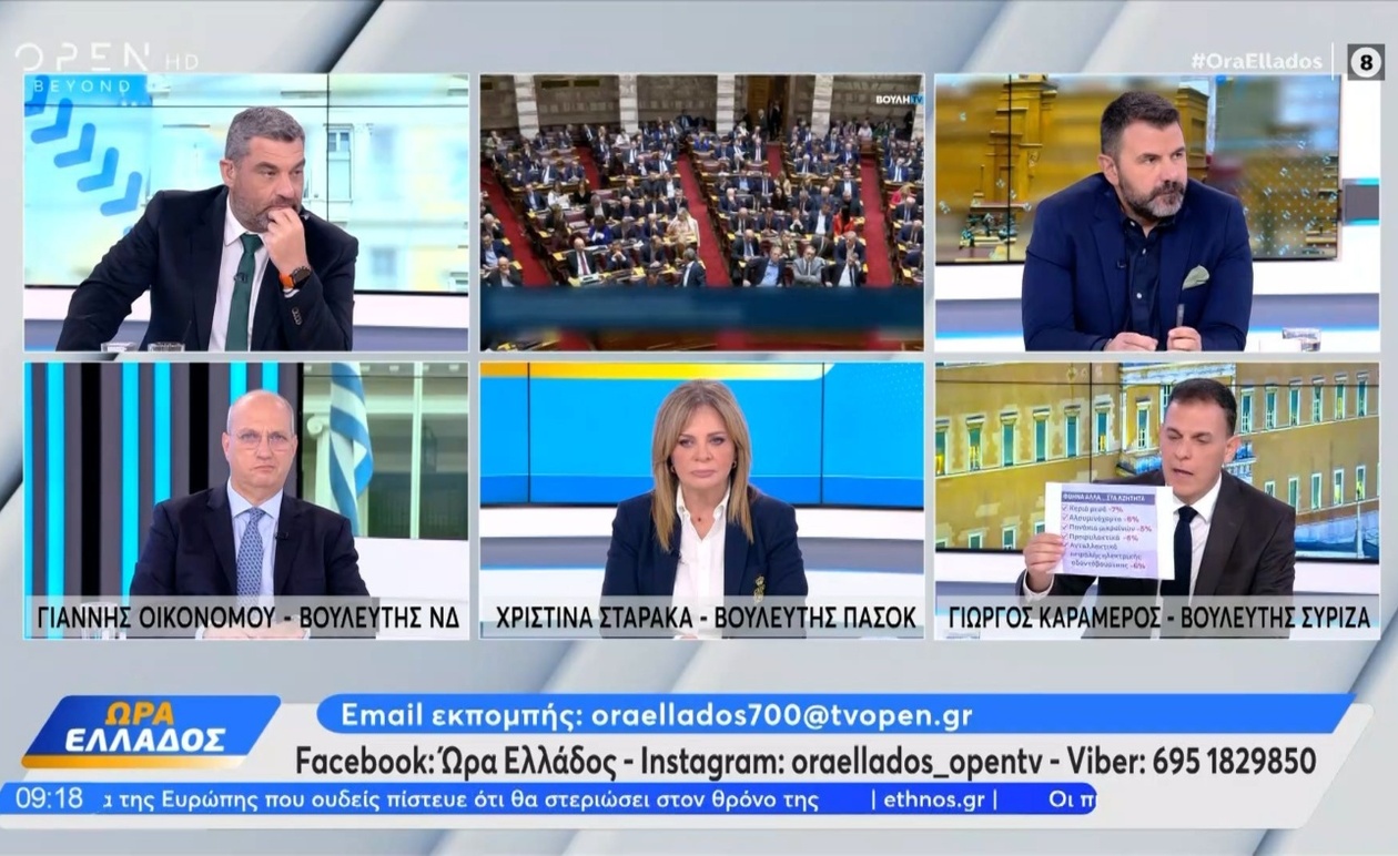 Οικονόμου, Σταρακά και Καραμέρος σε πολιτική αντιπαράθεση για τα Τέμπη