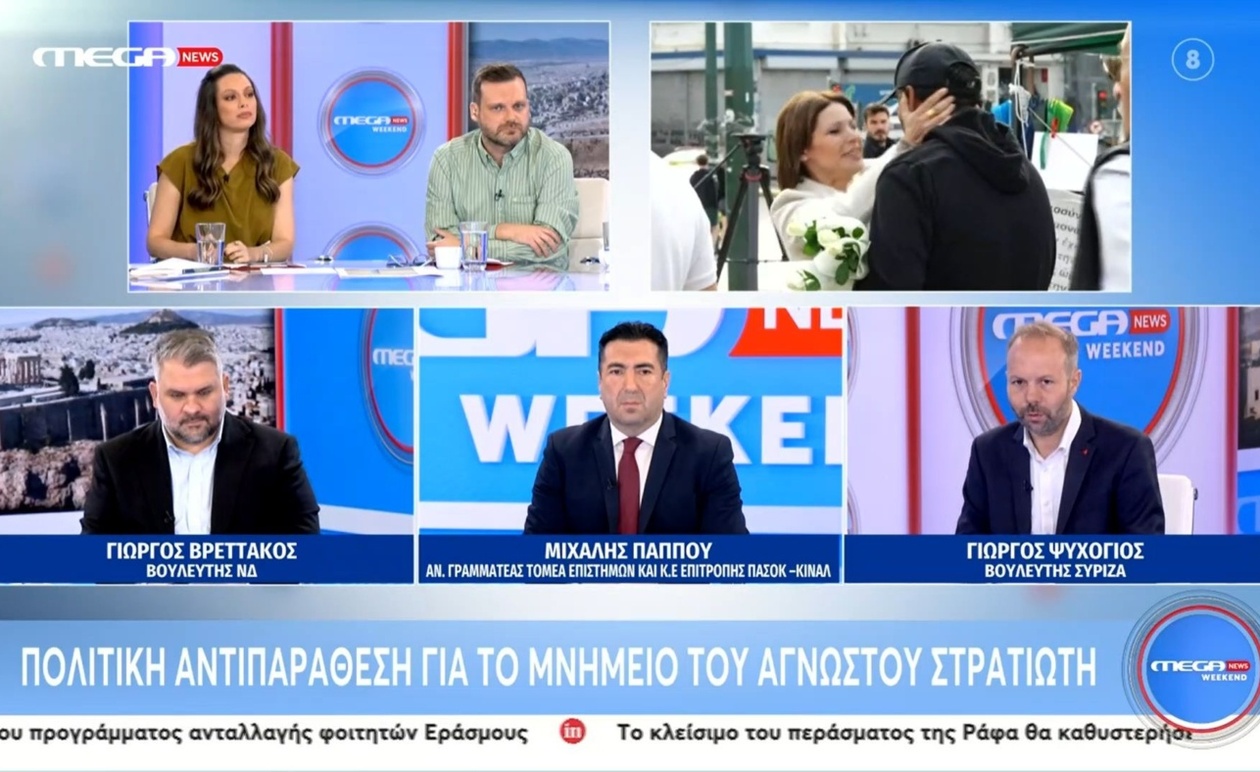 Ο Γιώργος Ψυχογιός σχολιάζει την πολιτική ένταση και την εργαλειοποίηση μνημείων