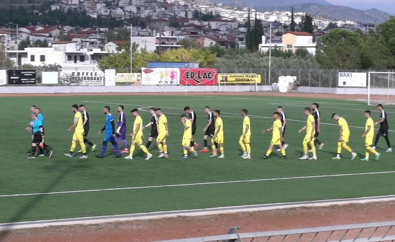 Ο αγώνας Καλύβια Παρνασσός Αμφίκλειας 2-1
