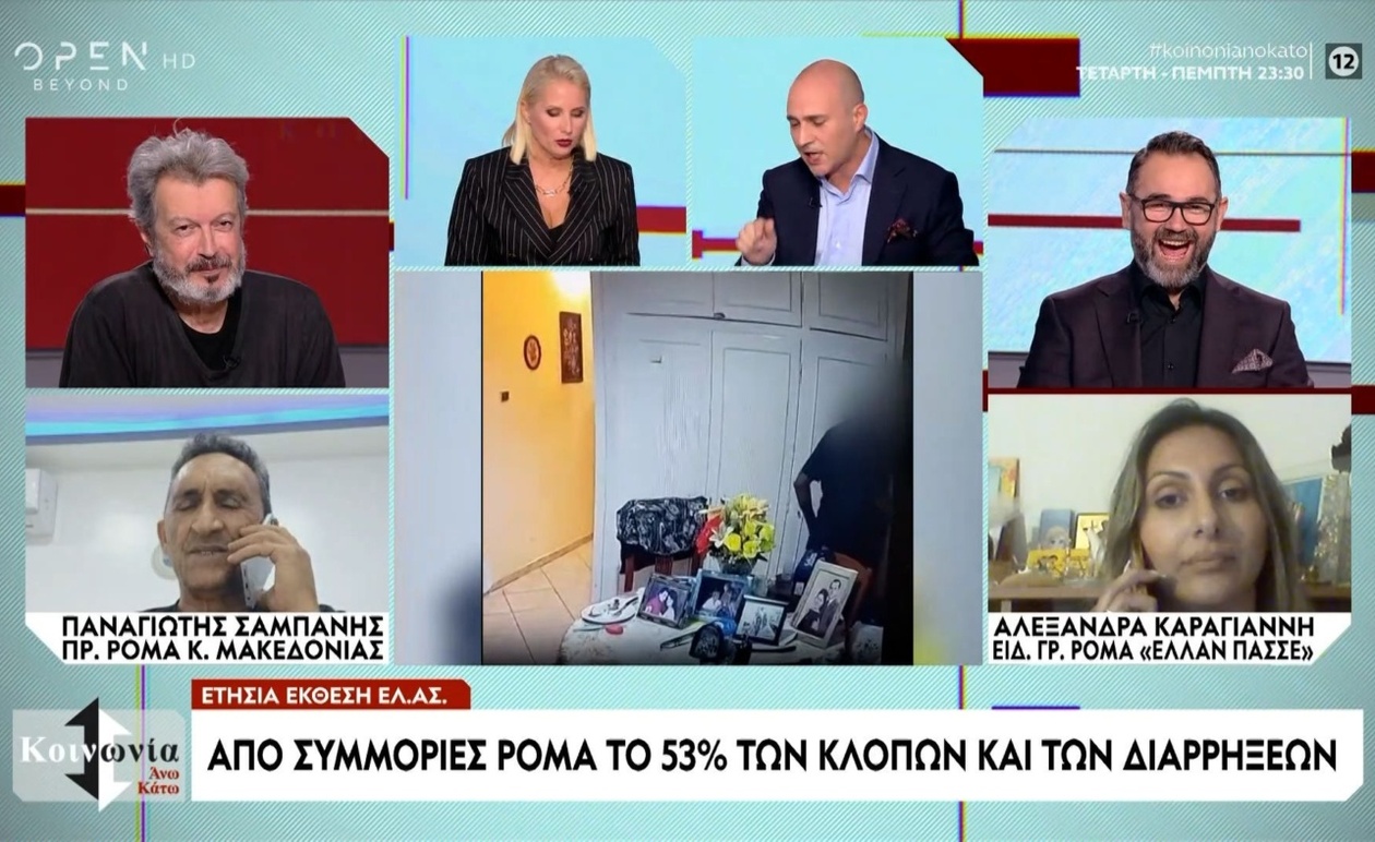 Οι συμμορίες Ρομά ευθύνονται για το 53% των κλοπών και των διαρρήξεων