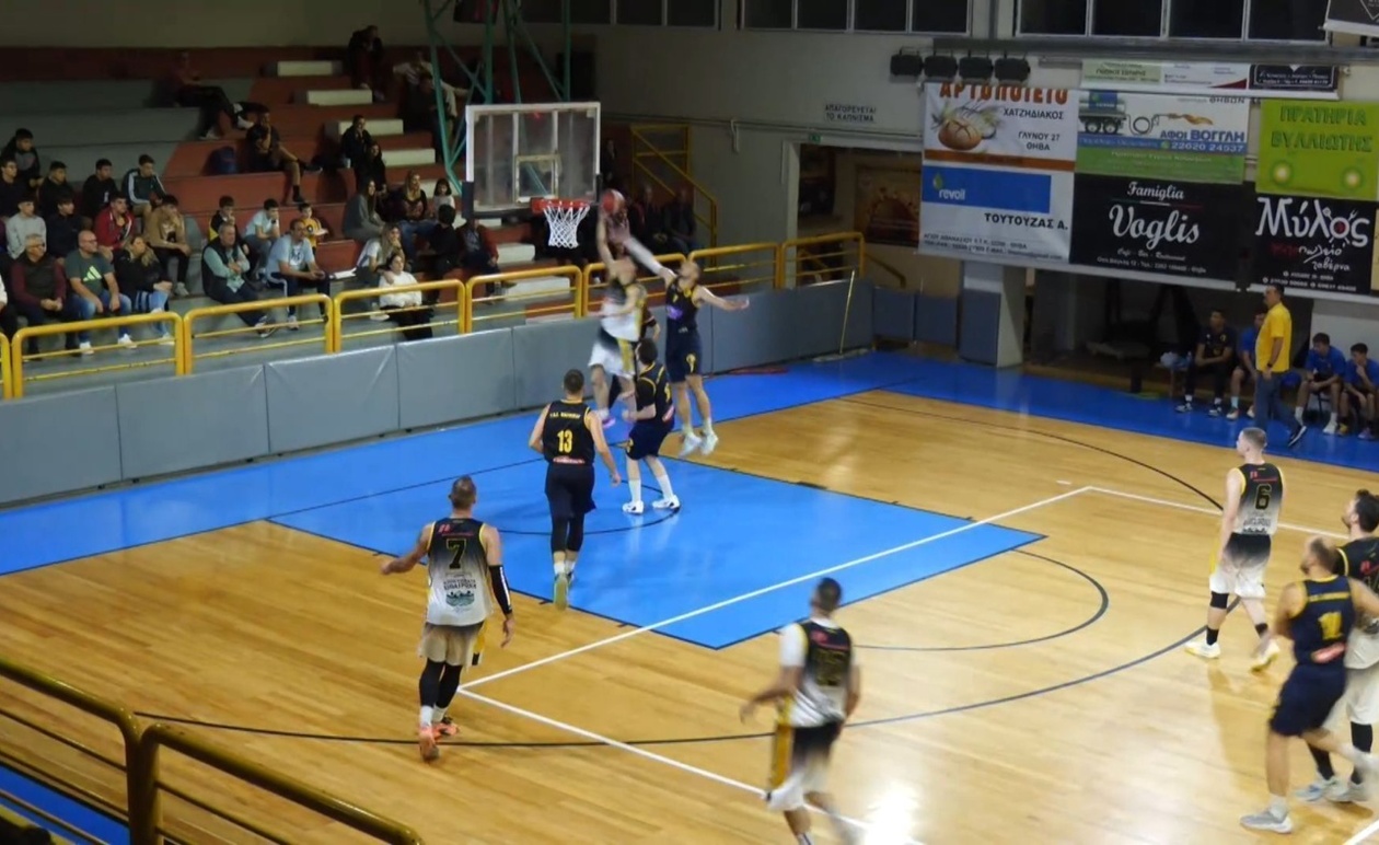 Ο Άρης Θήβας κέρδισε τον Γ.Α.Σ. Βασιλικού 72-66 στην πρεμιέρα